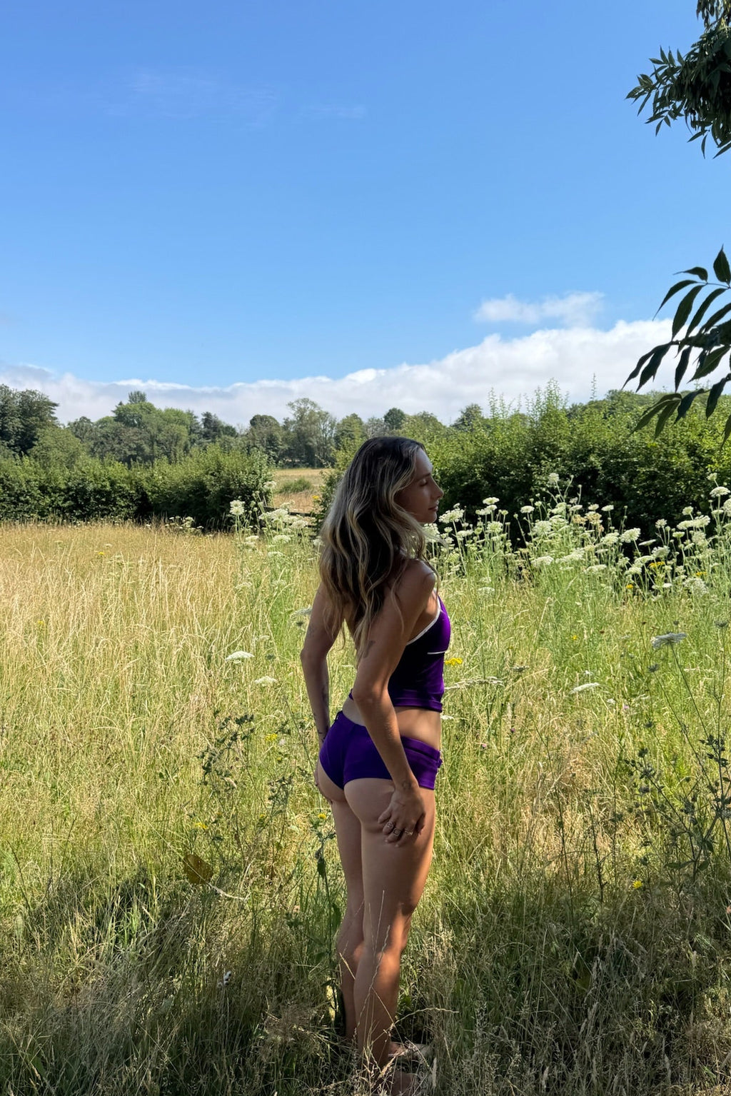 Addison Boy Short | Grape
